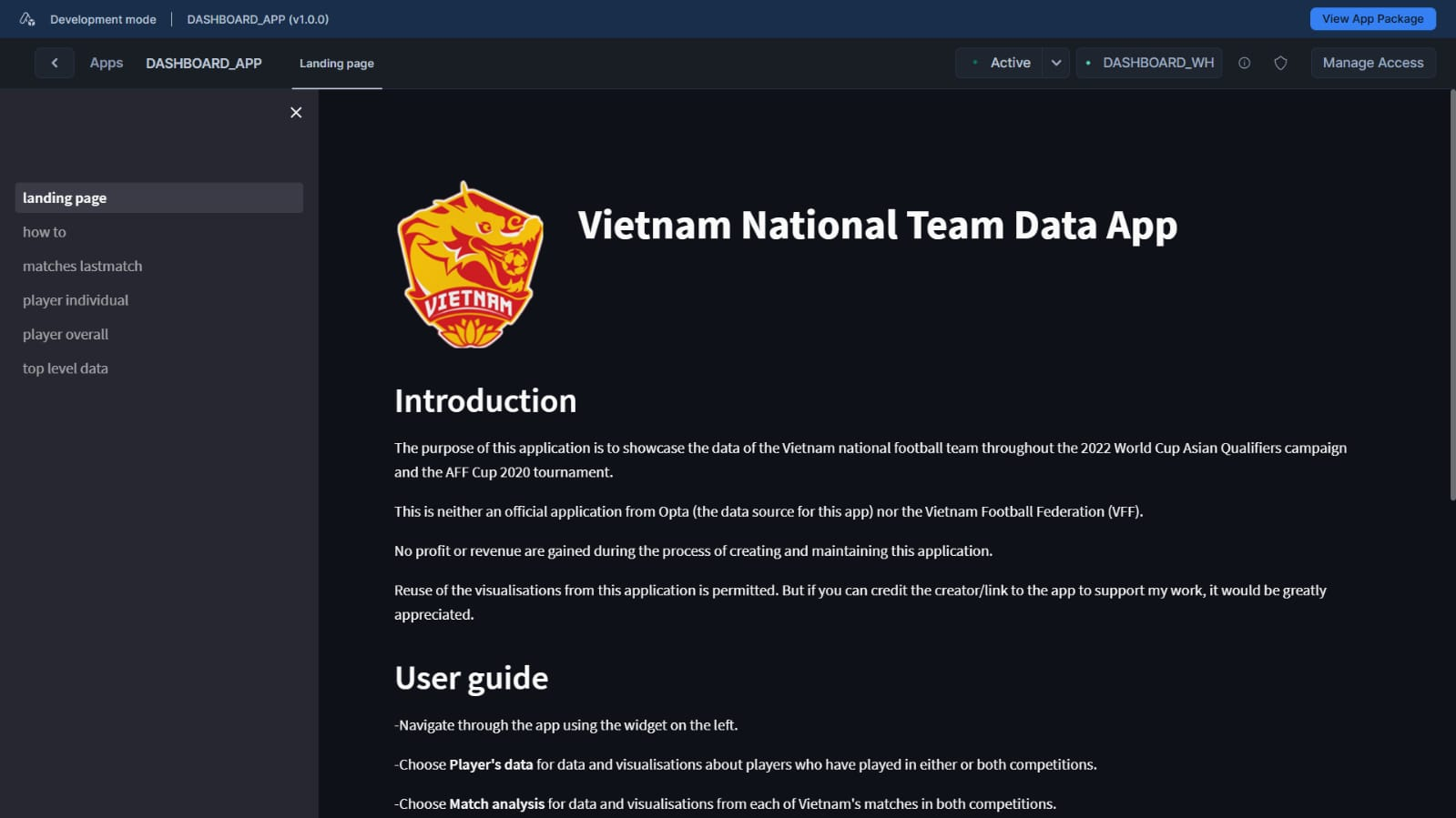 A data-driven dashboard created on Streamlit and hosted on Snowflake.